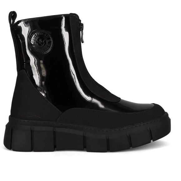 Aquatherm Waterproof Women's Marilyn in Black Patent Size 9 Winter Apres Ski - Picture 4 of 5